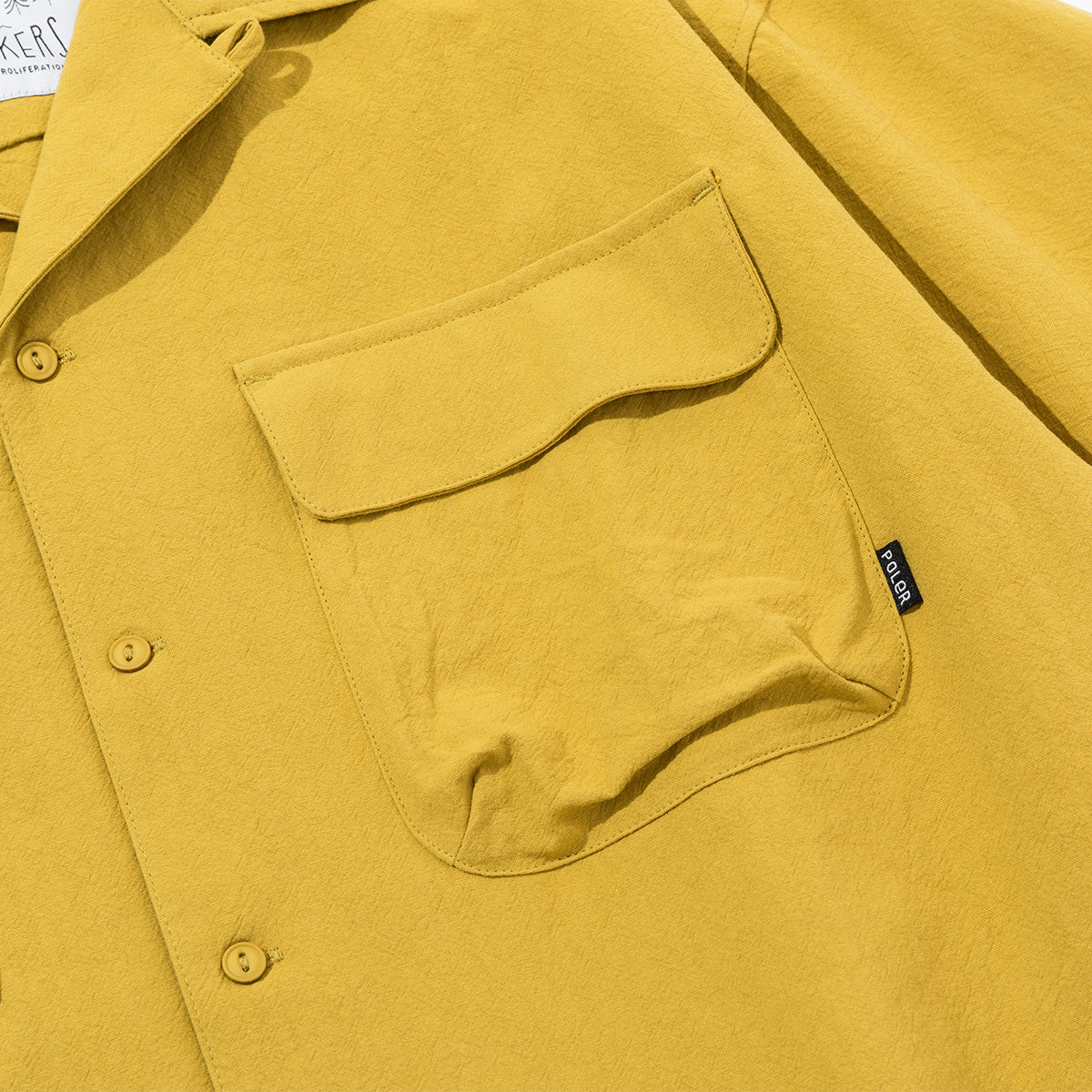 HEMP RELAX OPEN COLLAR SHIRT